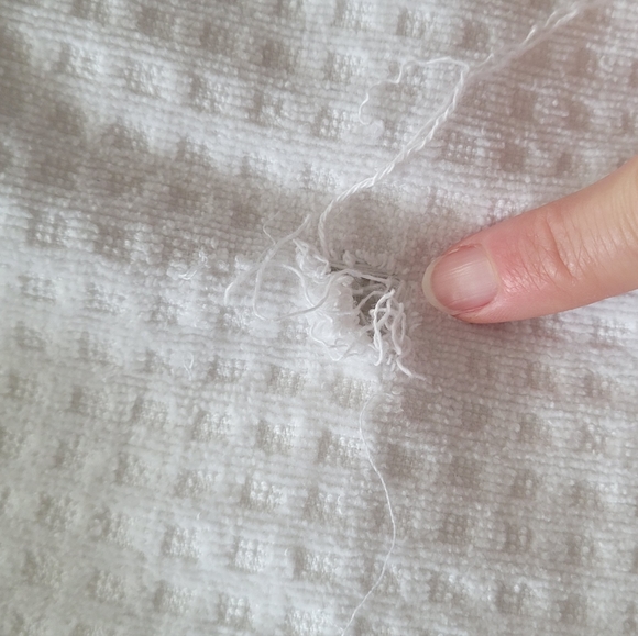 Spa Essentials Sleep sense white cotton waffle weave robe - Picture 2 of 5